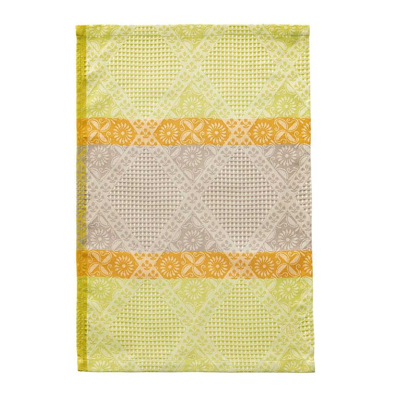Le Jacquard Francais Eclats Du Midi Green Hand Towel 21 x 15 Inch, MPN: 31643
