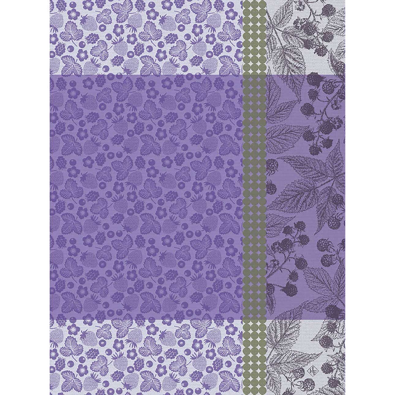 Le Jacquard Francais Cueillette D'Ete Purple Tea Towel 24 x 31 Inch, MPN: 30431