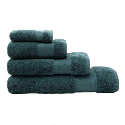Le Jacquard Francais Caresse Dark Green Hand Towel 20 x 39 Inch, MPN: 31270