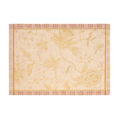 Le Jacquard Francais Ete Indien Orange Placemat 20 x 14 Inch, MPN: 31635