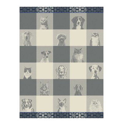 Le Jacquard Francais Truffes Grey Tea Towel 24 x 31 Inch, MPN: 31020