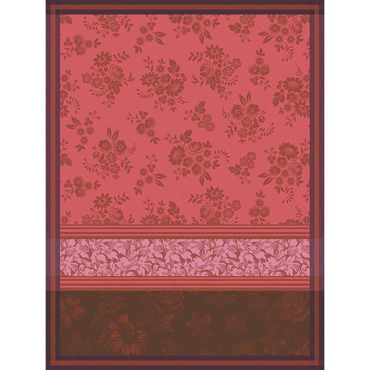 Le Jacquard Francais Romance Red Tea Towel 24 x 31 Inch, MPN: 31066