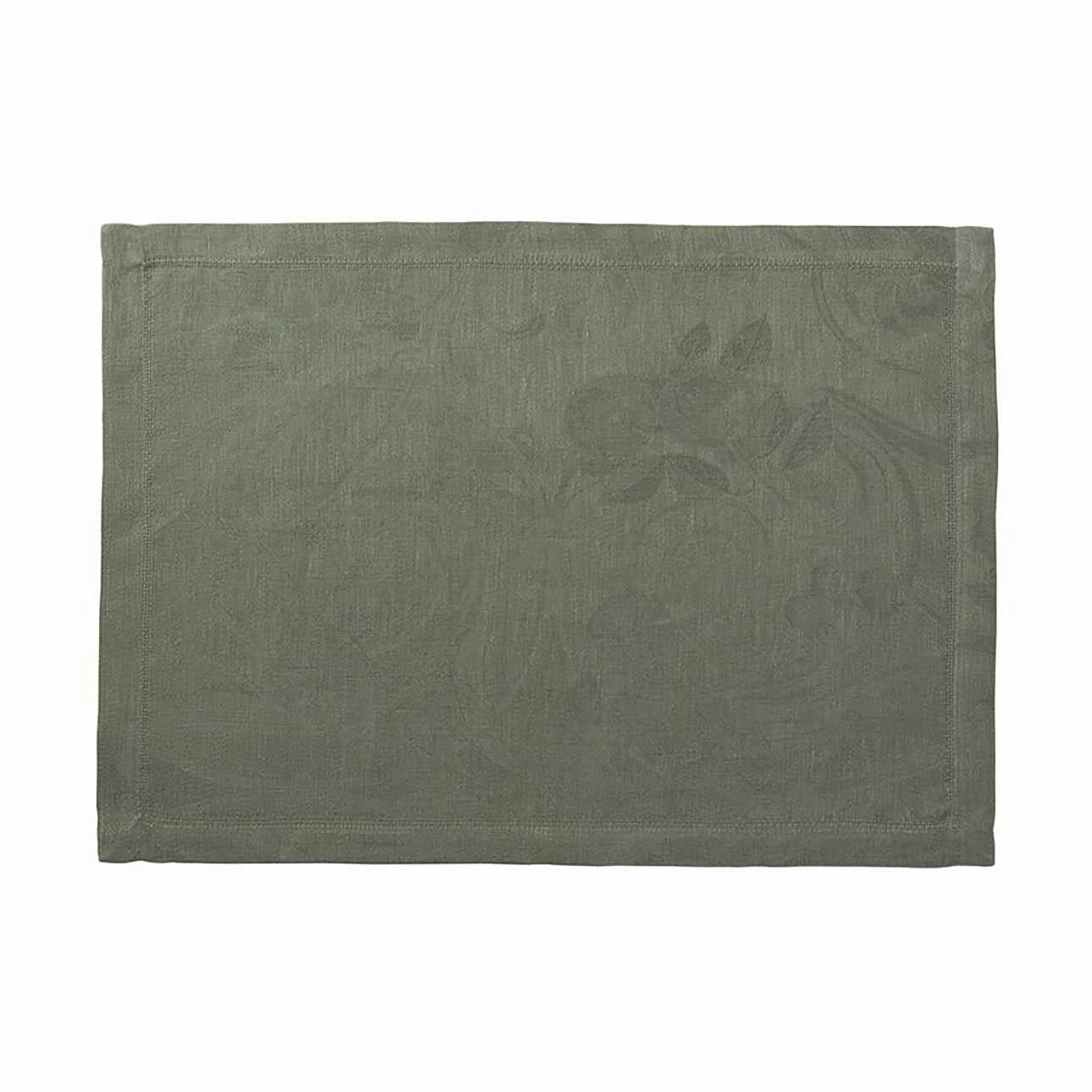 Le Jacquard Francais Tivoli Green Placemat 14 x 19 Inch, MPN: 30856