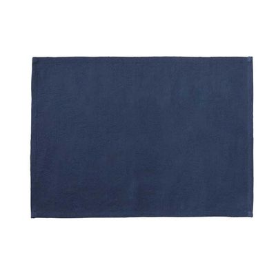 Le Jacquard Francais Vegetal Mood Enduit Blue Coated Placemat 20 x 14 Inch, MPN: 30947