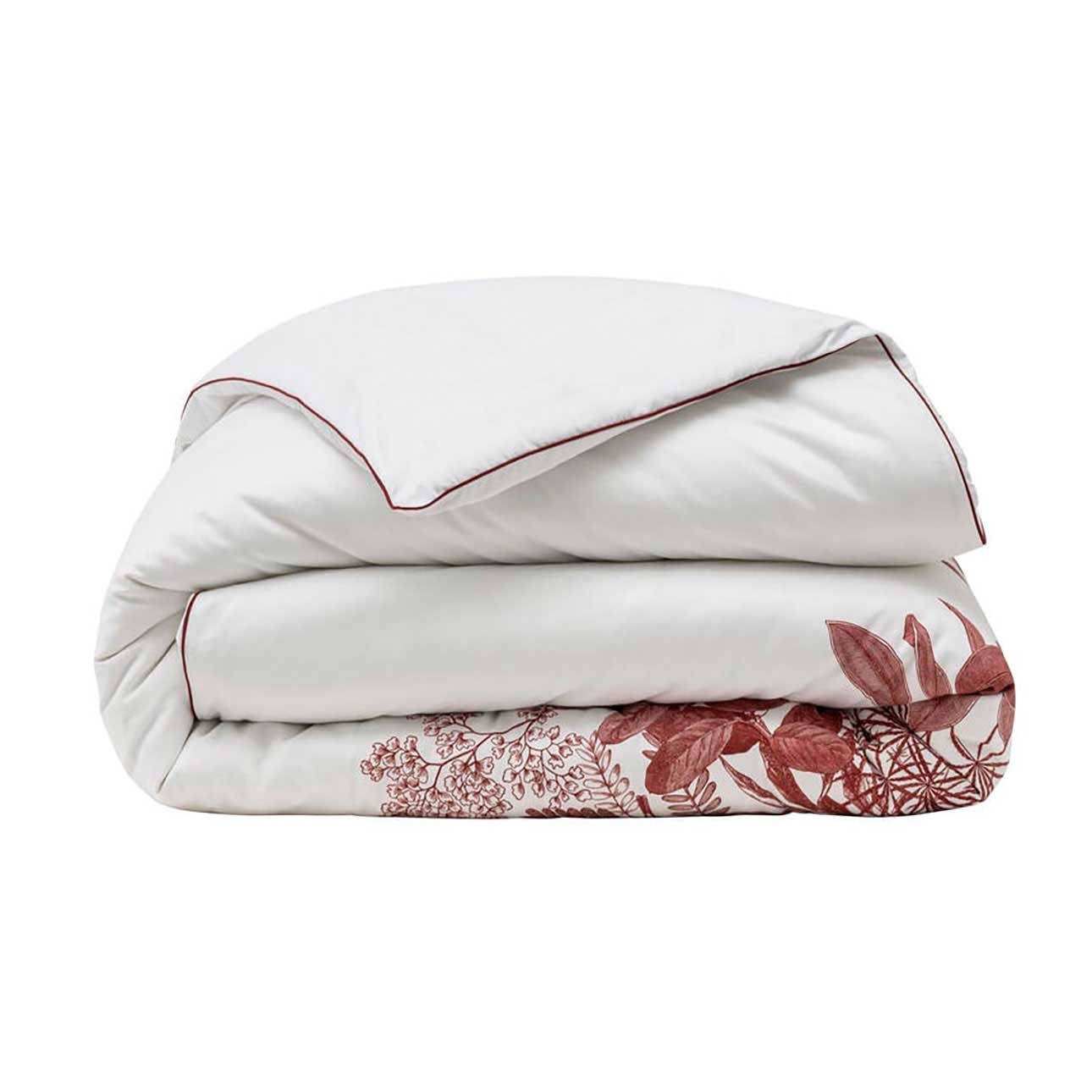 Le Jacquard Francais Feuilles En Scene Red Duvet Cover 68 x 86 Inch TWIN, MPN: 31171