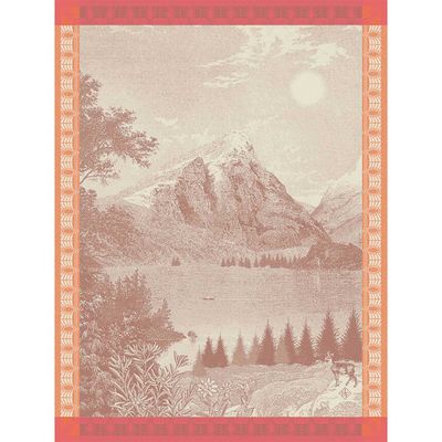 Le Jacquard Francais Altitude Pink Tea Towel 24 x 31 Inch, MPN: 30970