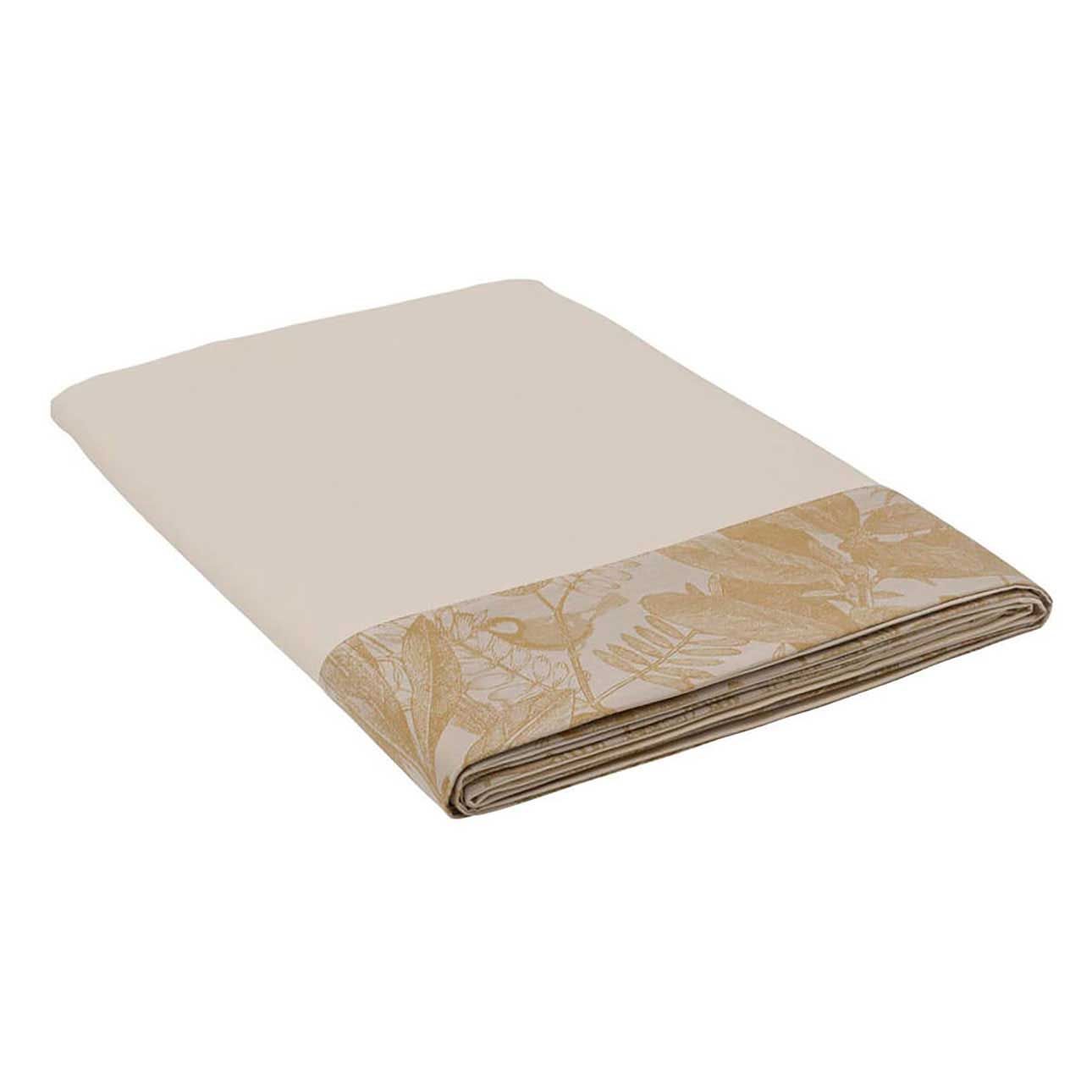 Le Jacquard Francais Bois Dormant Beige Flat Sheets 94 x 118 Inch QUEEN, MPN: 31083