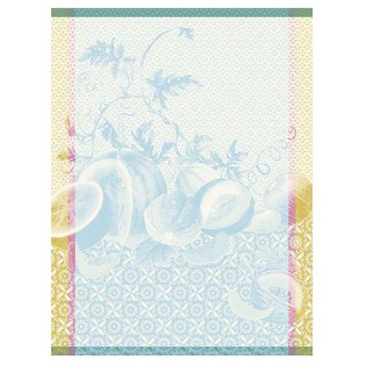 Le Jacquard Francais Eclats Du Midi Fraicheur Blue Tea Towel 24 x 31 Inch, MPN: 31397