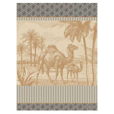 Le Jacquard Francais Dune Dromadaire Beige Tea Towel 24 x 31 Inch, MPN: 31492