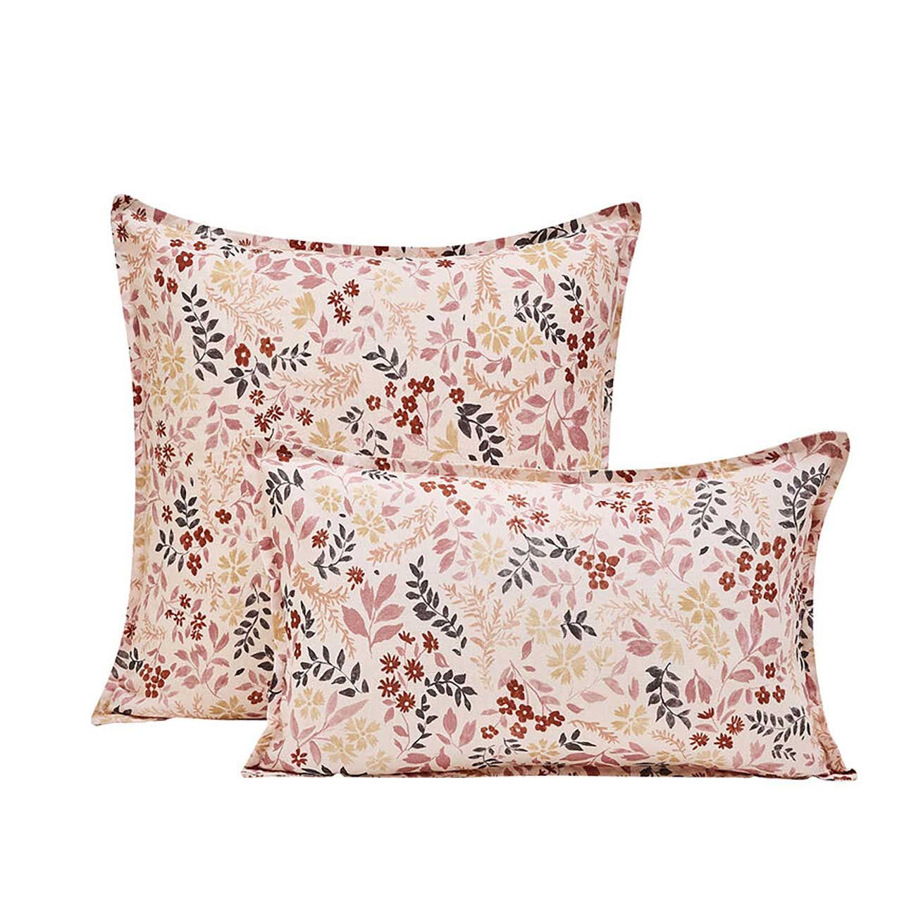 Le Jacquard Francais Campagne Pink Cushion Cover 12 x 20 Inch, MPN: 21582