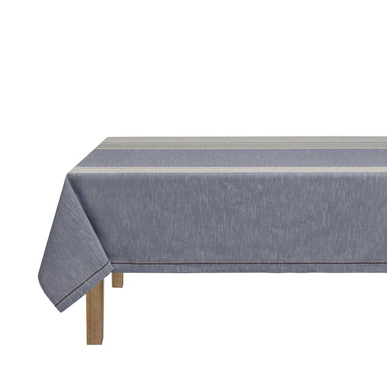 Le Jacquard Francais Dune Blue Tablecloth 59 x 102 Inch, MPN: 31485