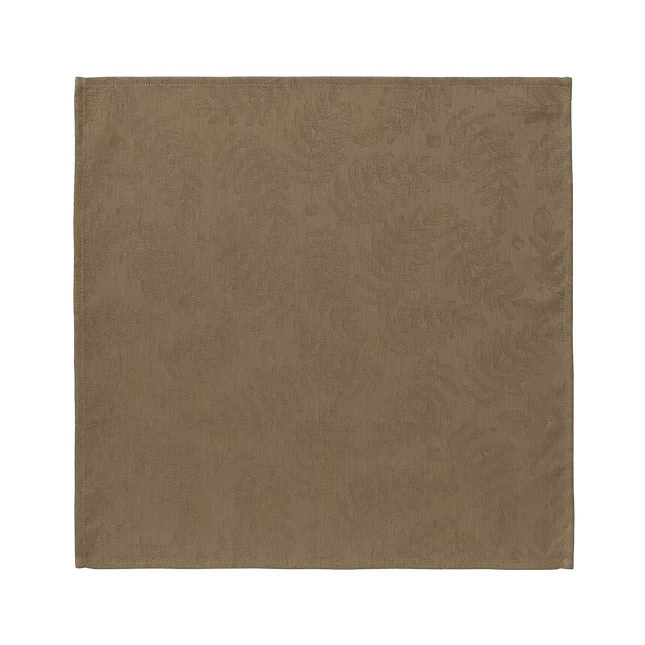 Le Jacquard Francais Vegetal Mood Green Napkin 20 x 20 Inch, MPN: 30942