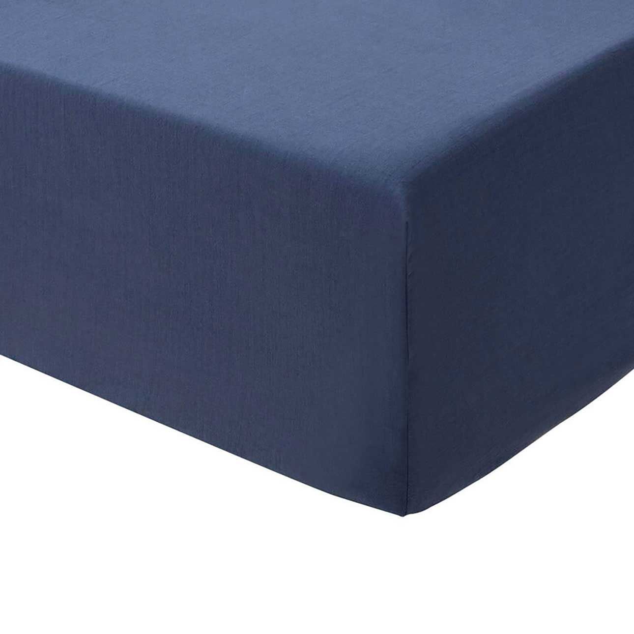 Le Jacquard Francais Eclat Blue Fitted Sheets 39 x 80 x 15 Inch TWIN-X-LONG, MPN: 31130