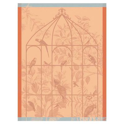 Le Jacquard Francais Sonate Orange Tea Towel 24 x 31 Inch, MPN: 31395
