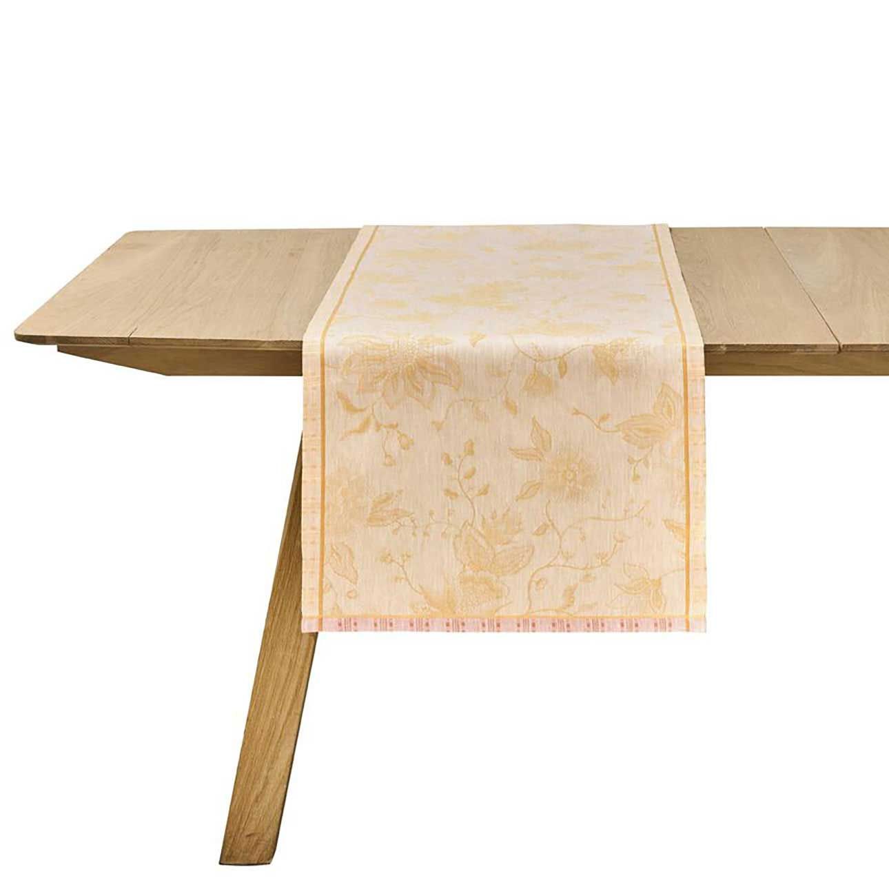 Le Jacquard Francais Ete Indien Orange Table Runner 20 x 59 Inch, MPN: 31638