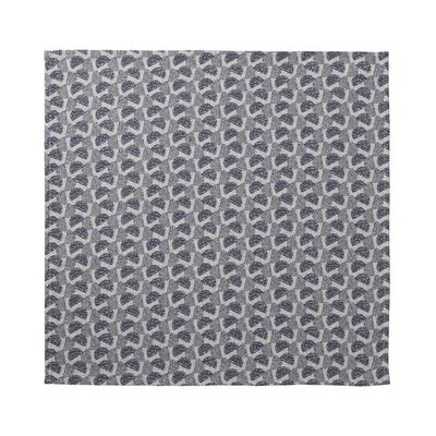 Le Jacquard Francais Empreintes Pois Blue Napkin 20 x 20 Inch, MPN: 31241