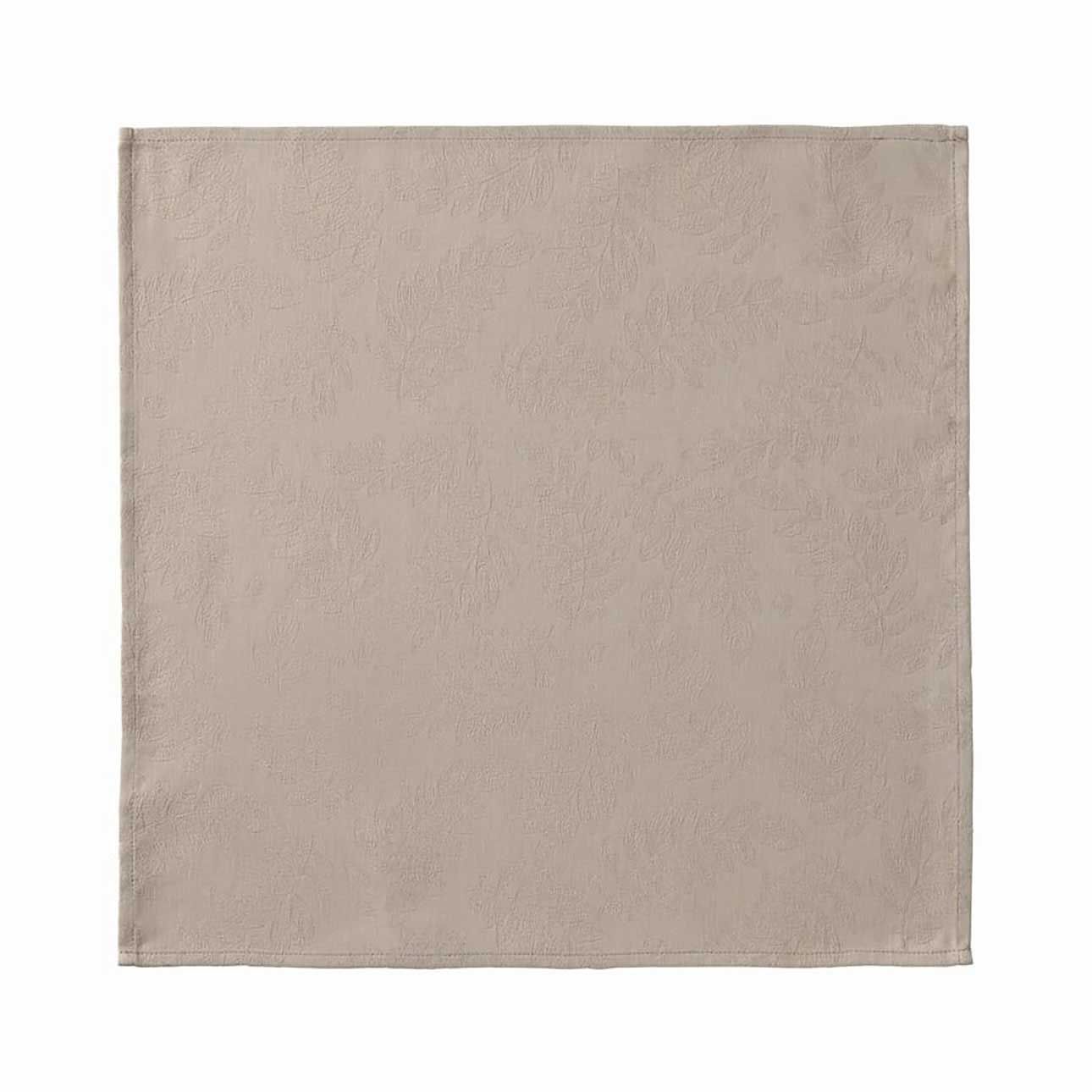 Le Jacquard Francais Vegetal Mood Beige Napkin 20 x 20 Inch, MPN: 30938