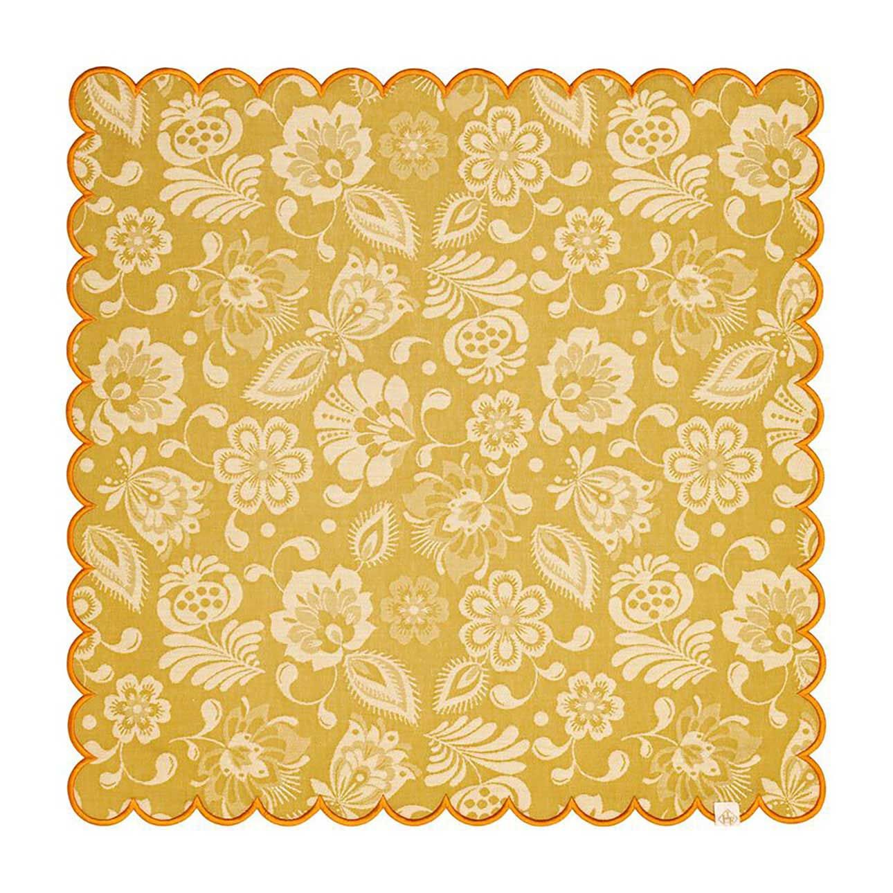 Le Jacquard Francais Alegria Yellow Napkin 20 x 20 Inch, MPN: 31464