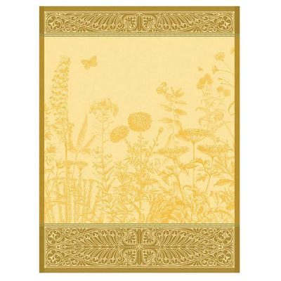Le Jacquard Francais Blooming Yellow Tea Towel 24 x 31 Inch, MPN: 31389