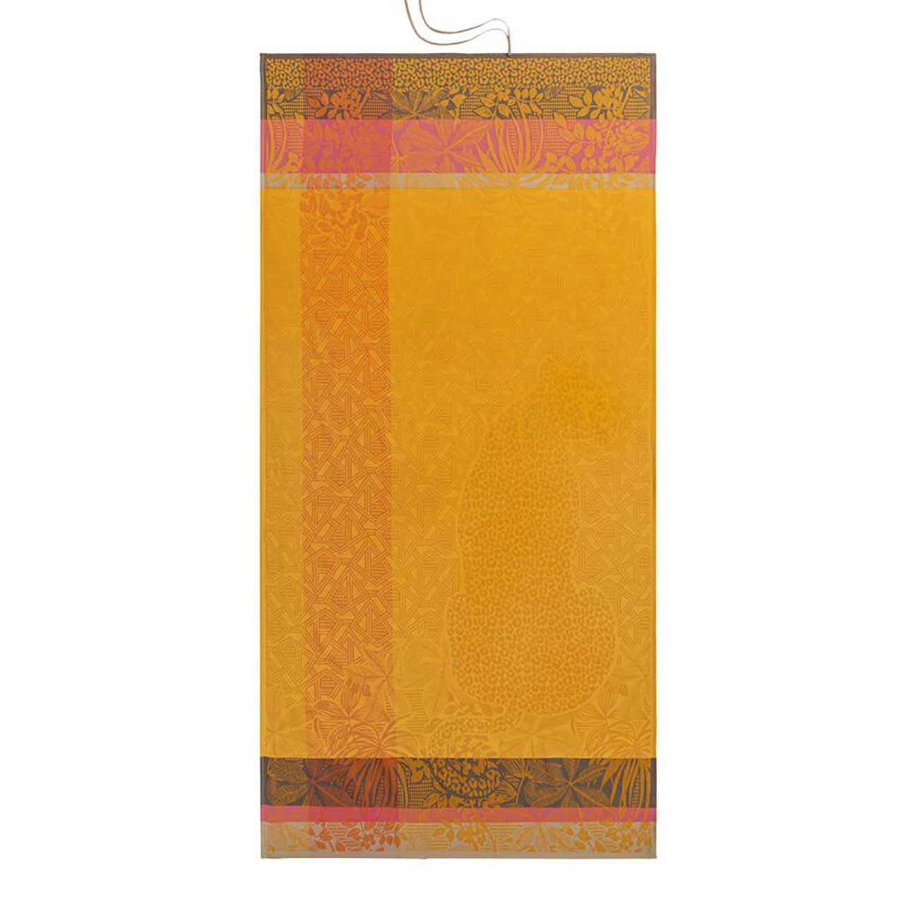 Le Jacquard Francais Carioca Yellow Beach Towel 39 x 79 Inch, MPN: 31405
