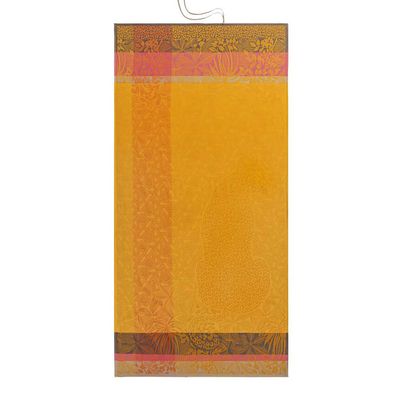Le Jacquard Francais Carioca Yellow Beach Towel 39 x 79 Inch, MPN: 31405