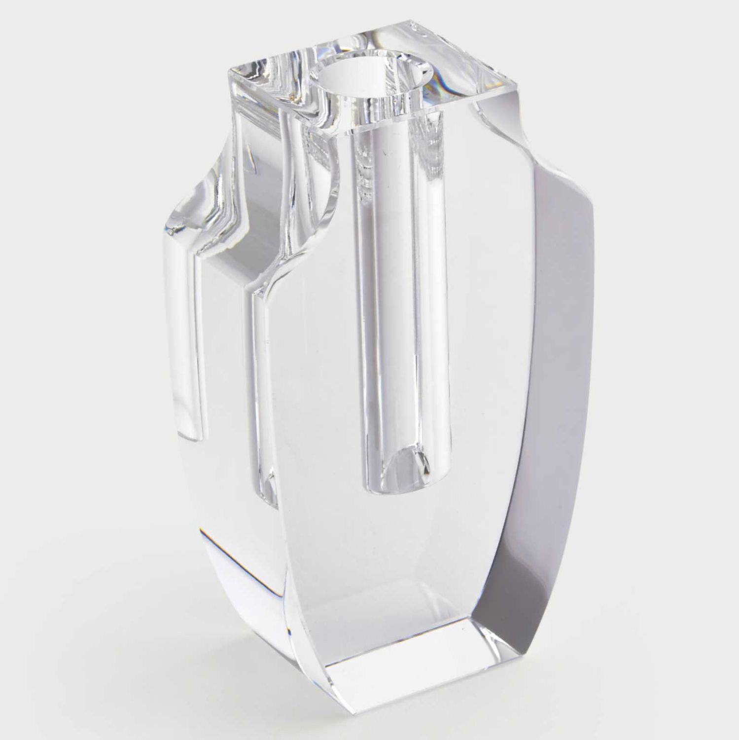 Tizo Designs Crystal Glass Vase Urn Shape Mini Narrow PH545VAS