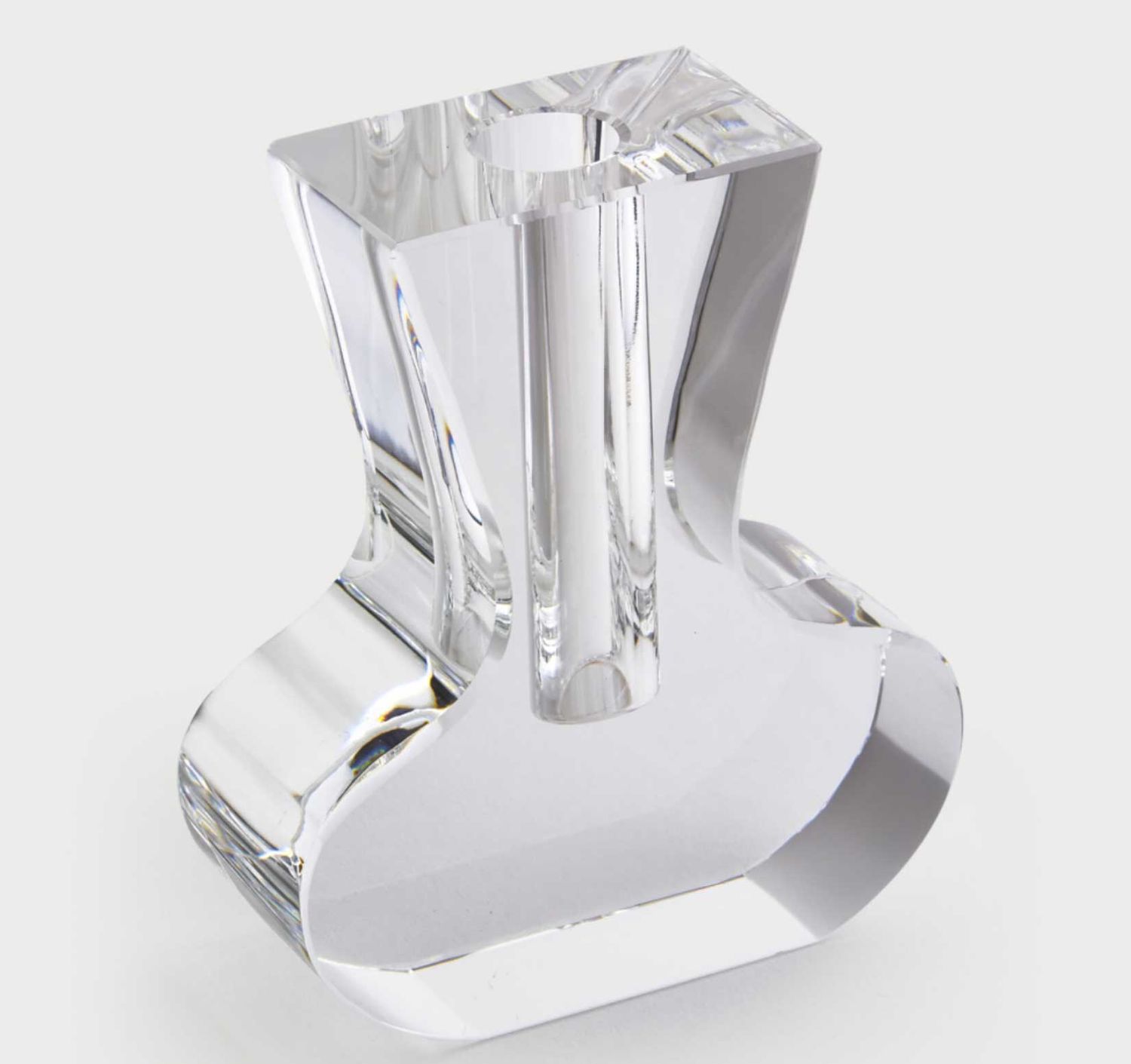 Tizo Designs Crystal Glass Vase Urn Shape Mini Wide PH546VAS