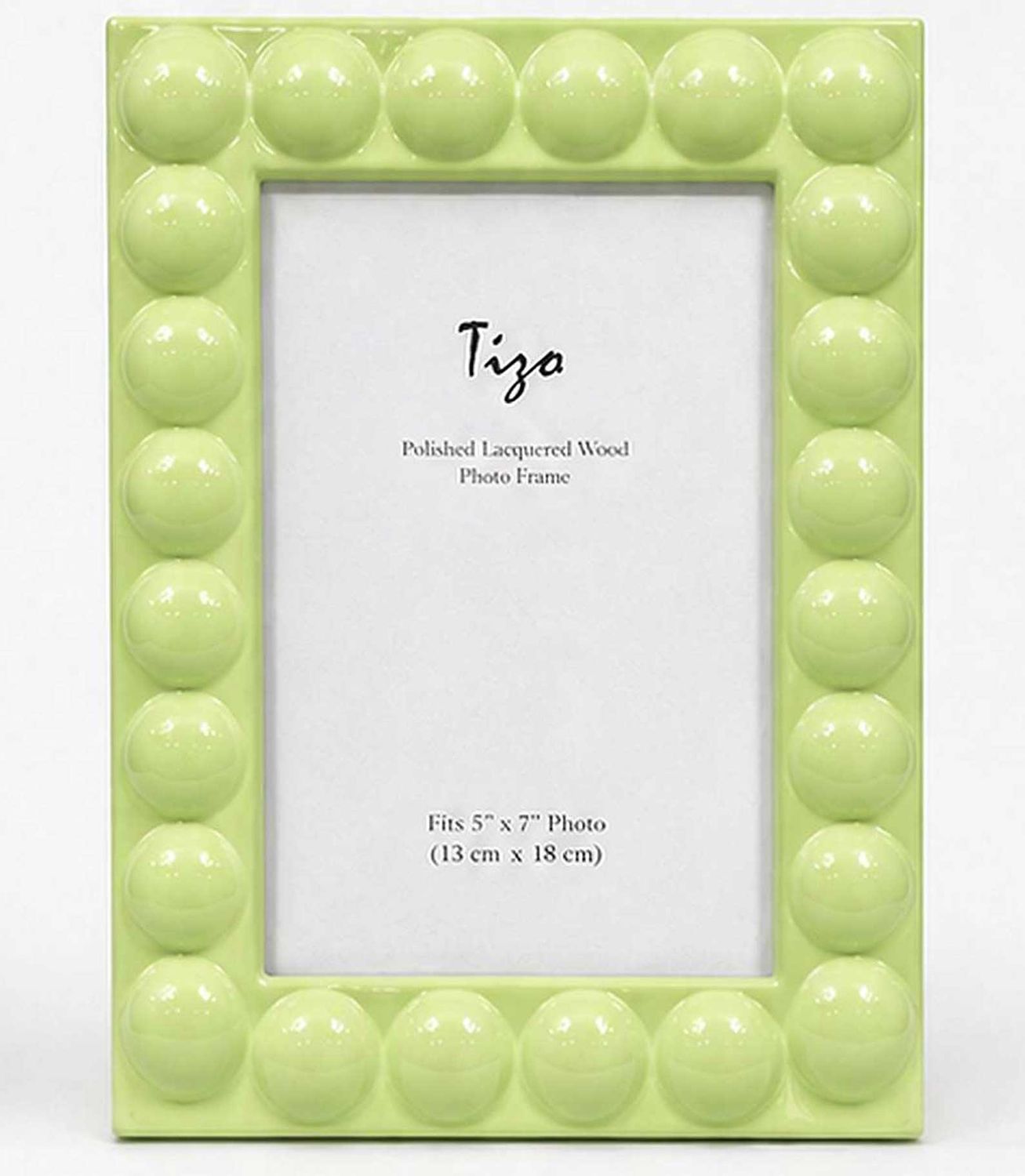 Tizo Lacquer Wood Picture Frame Seafoam Green 4 x 6 Inch EL188GN46