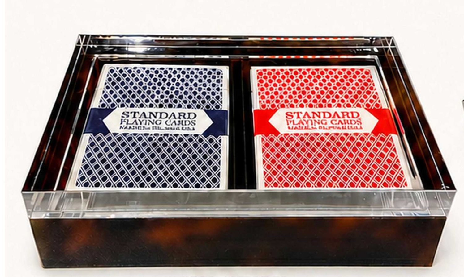 Tizo Lucite Tortoise Shell Card Set HS360TSBX