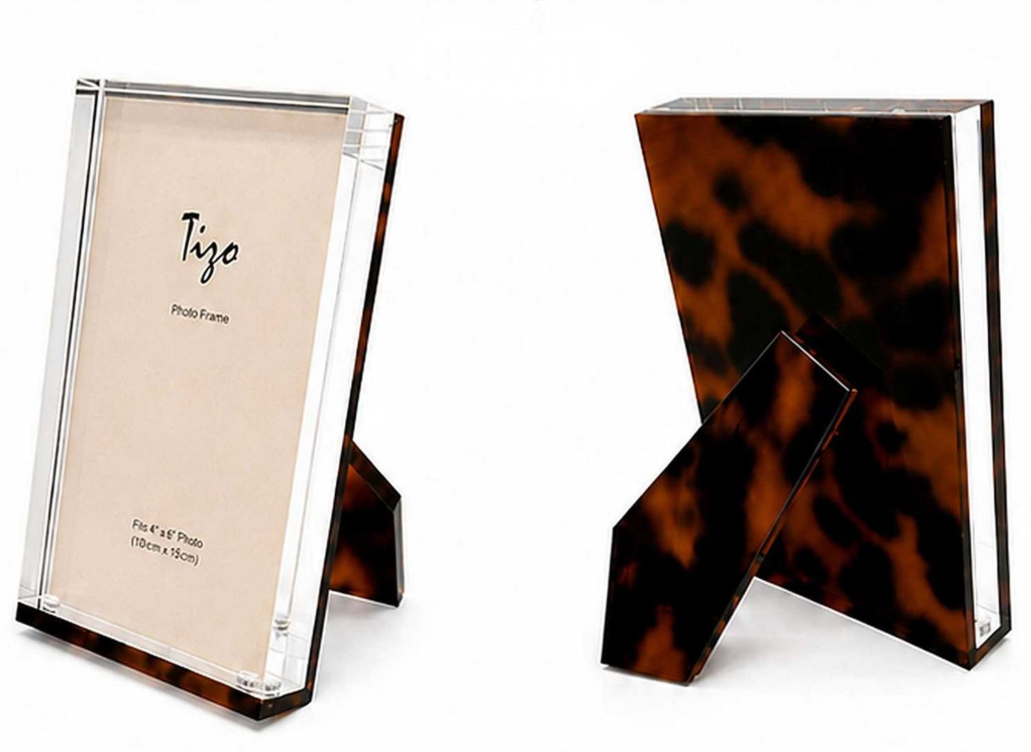 Tizo Lucite Tortoise Shell Picture Frame 8 x 10 Inch HS304TS80