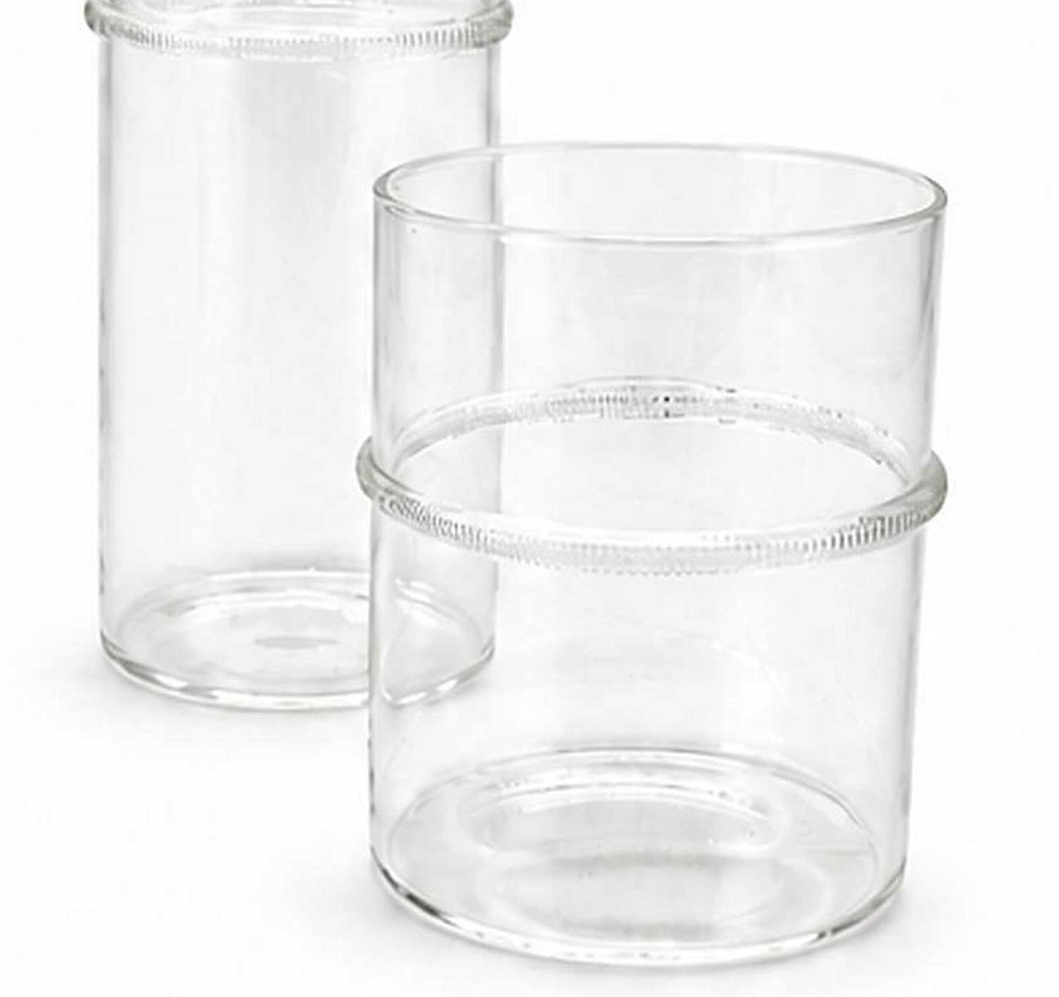 Tizo Glass Old Fashion with Clear Band Set of 4 BQ170CLOF