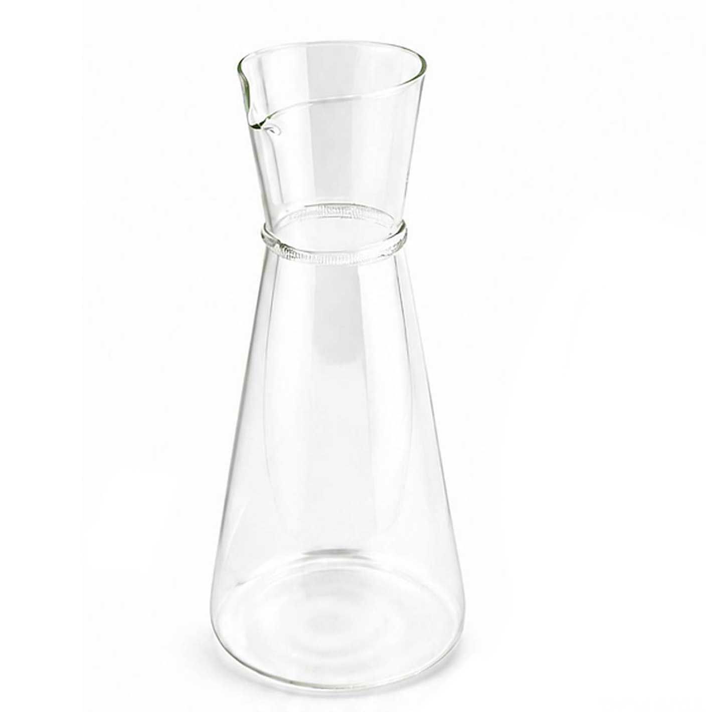 Tizo Clear Glass Carafe with Clear Band BQ330CLCA