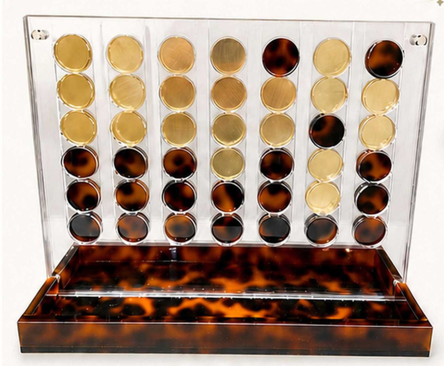 Tizo Lucite Tortoise Shell Connect Four HS381TSC4