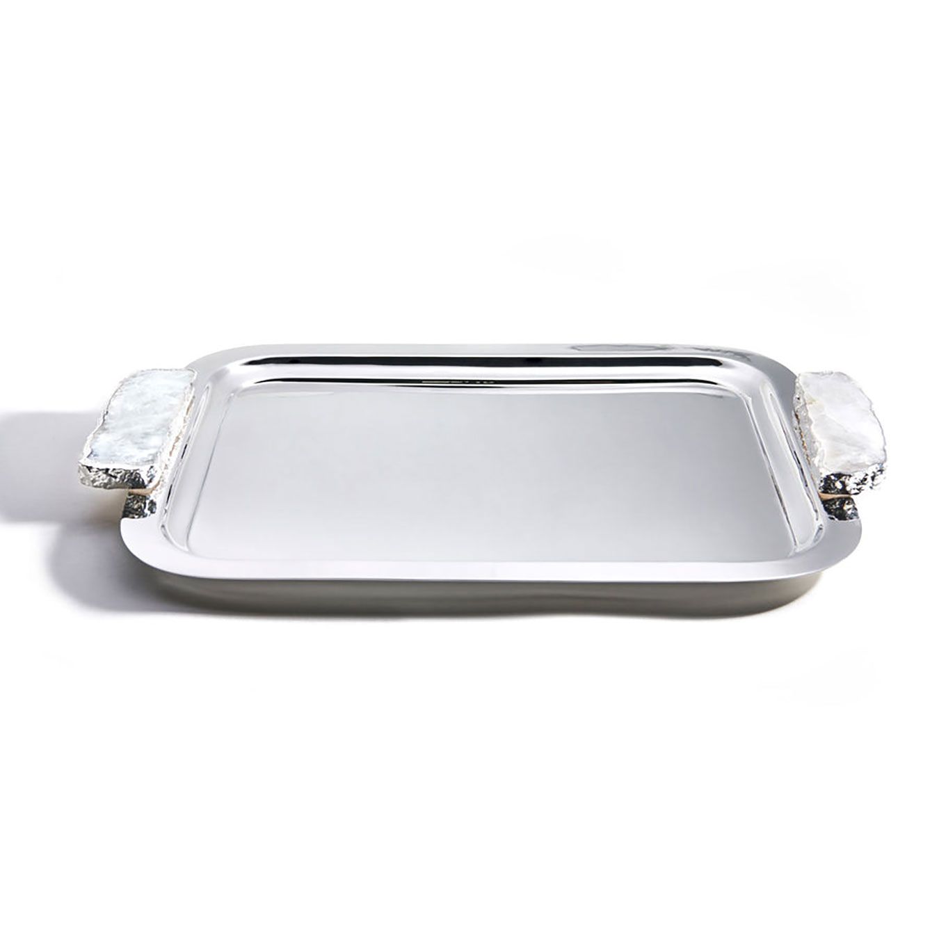 Anna New York Hospitality Tray Crystal and Silver HOS-TRMD-22T, 850013927500