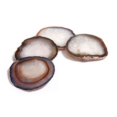 Anna New York Pedra Coasters Sand Agate Set of 4 PE-0130, 810345020034