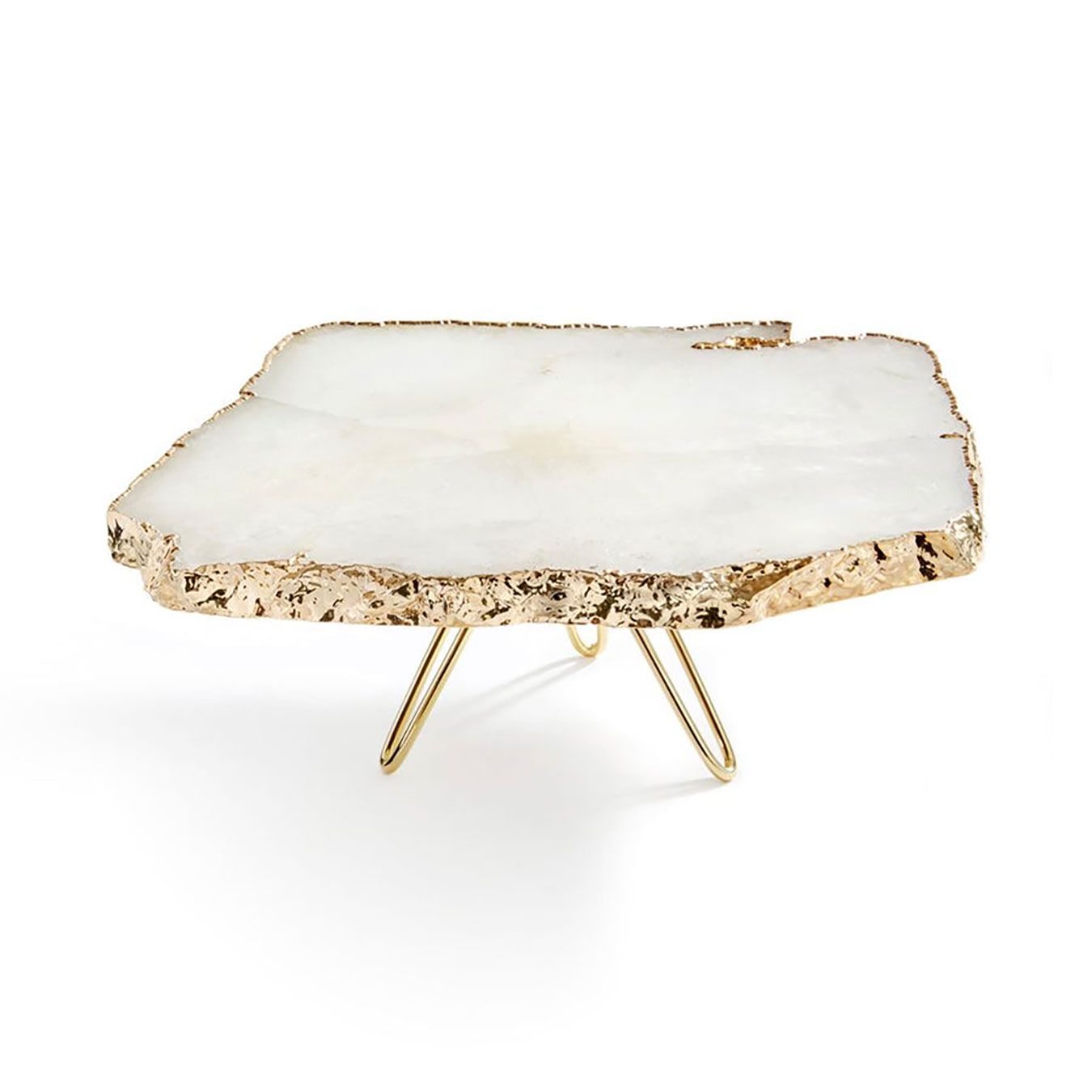 Anna New York Torta Cake Stand Crystal and Gold TOR-CKLG-22G, 810345029785