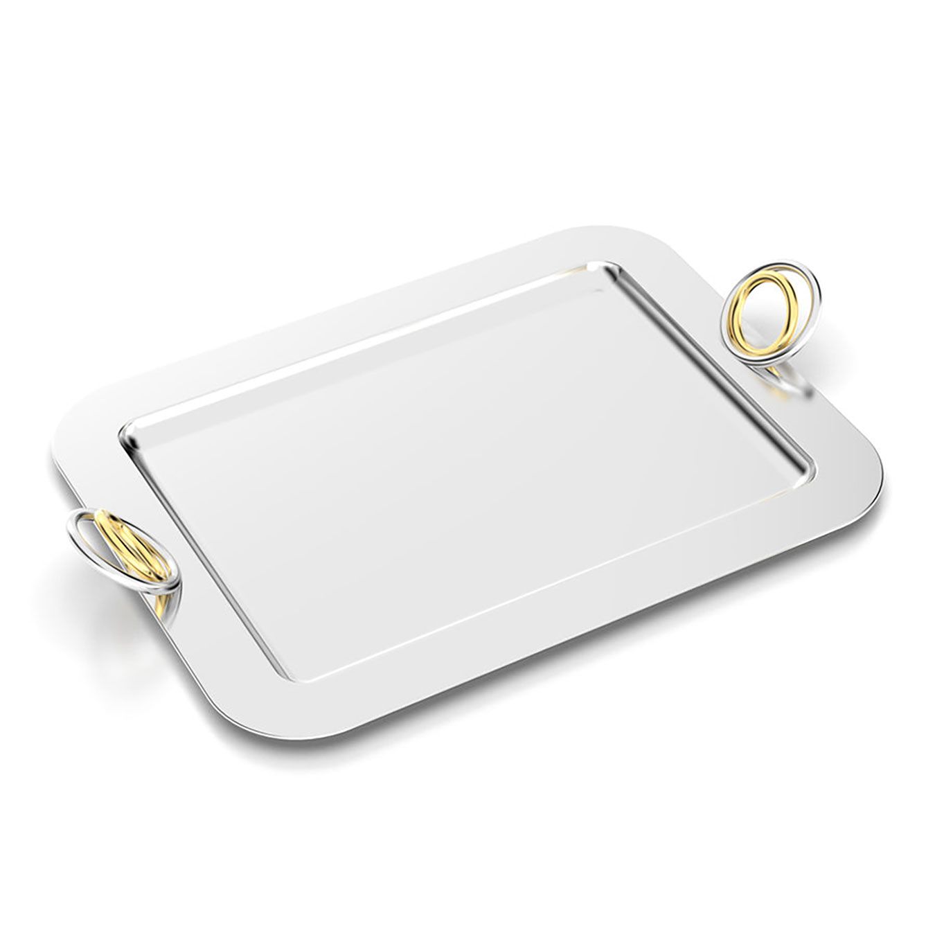 Anna New York Ring Serving Tray Large Rectangular RIN-RETM-02D, 850058256382