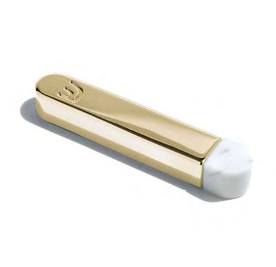Anna New York Coluna Mezuzah Small Marble and Gold COL-MZSM-37B, 850058256733