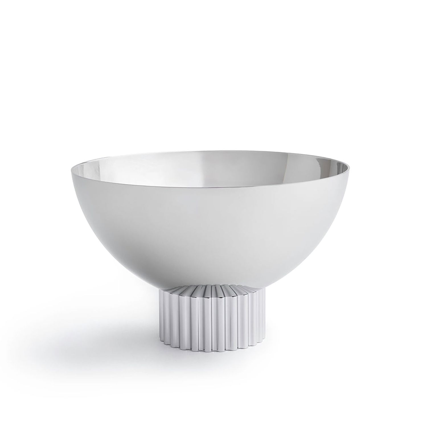 Anna New York Striations Nut Bowl Silver STR-NBOS-15T, 850058256214
