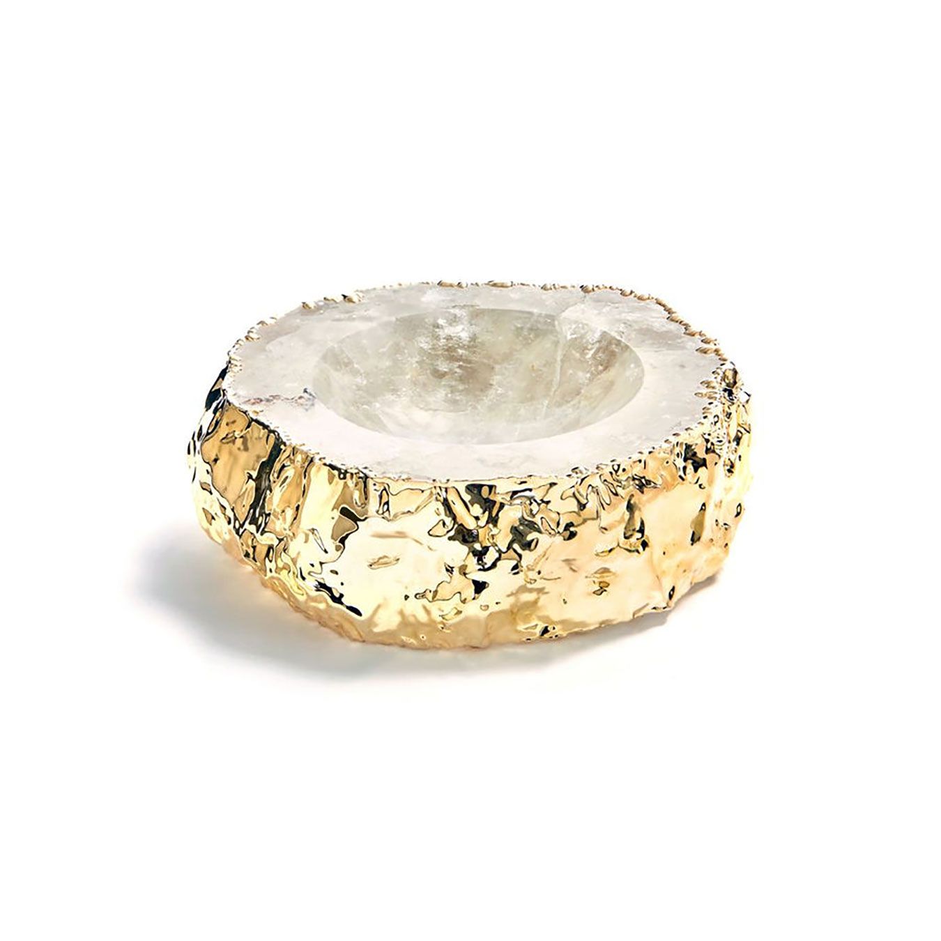 Anna New York Cascita Bowl Crystal and Gold CAS-BOSM-22G, 810345027996