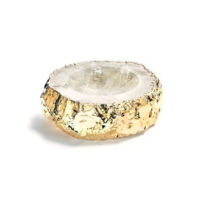 Anna New York Cascita Bowl Crystal and Gold CAS-BOSM-22G, 810345027996