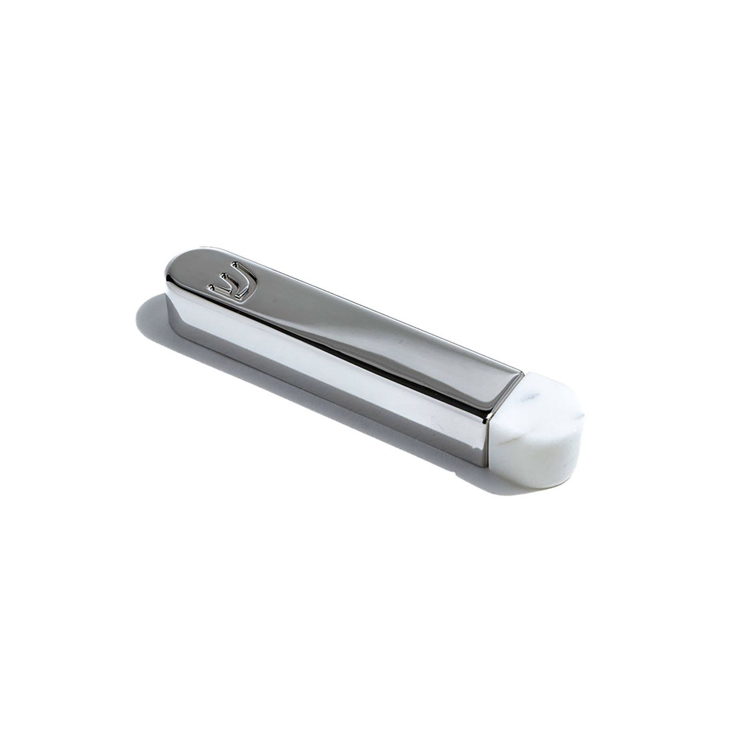 Anna New York Coluna Mezuzah Small Marble and Silver COL-MZSM-37T, 850058256009