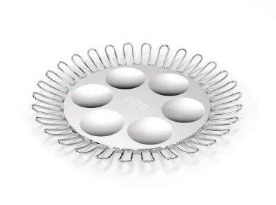 Anna New York Coluna Dual Seder Plate COL-SPOS-15T