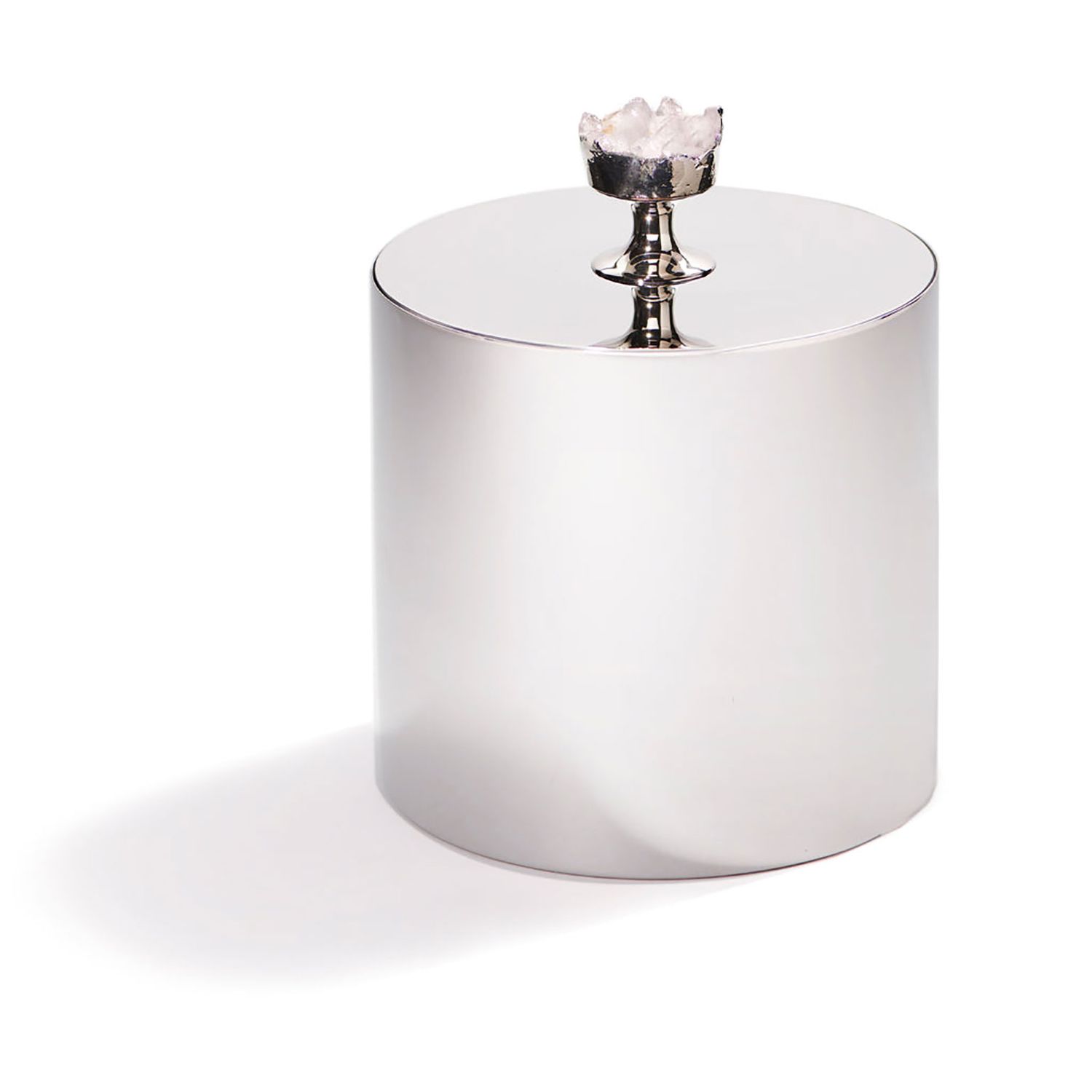 Anna New York Hospitality Ice Bucket Crystal and Silver HOS-IBOS-38T, 850013927524
