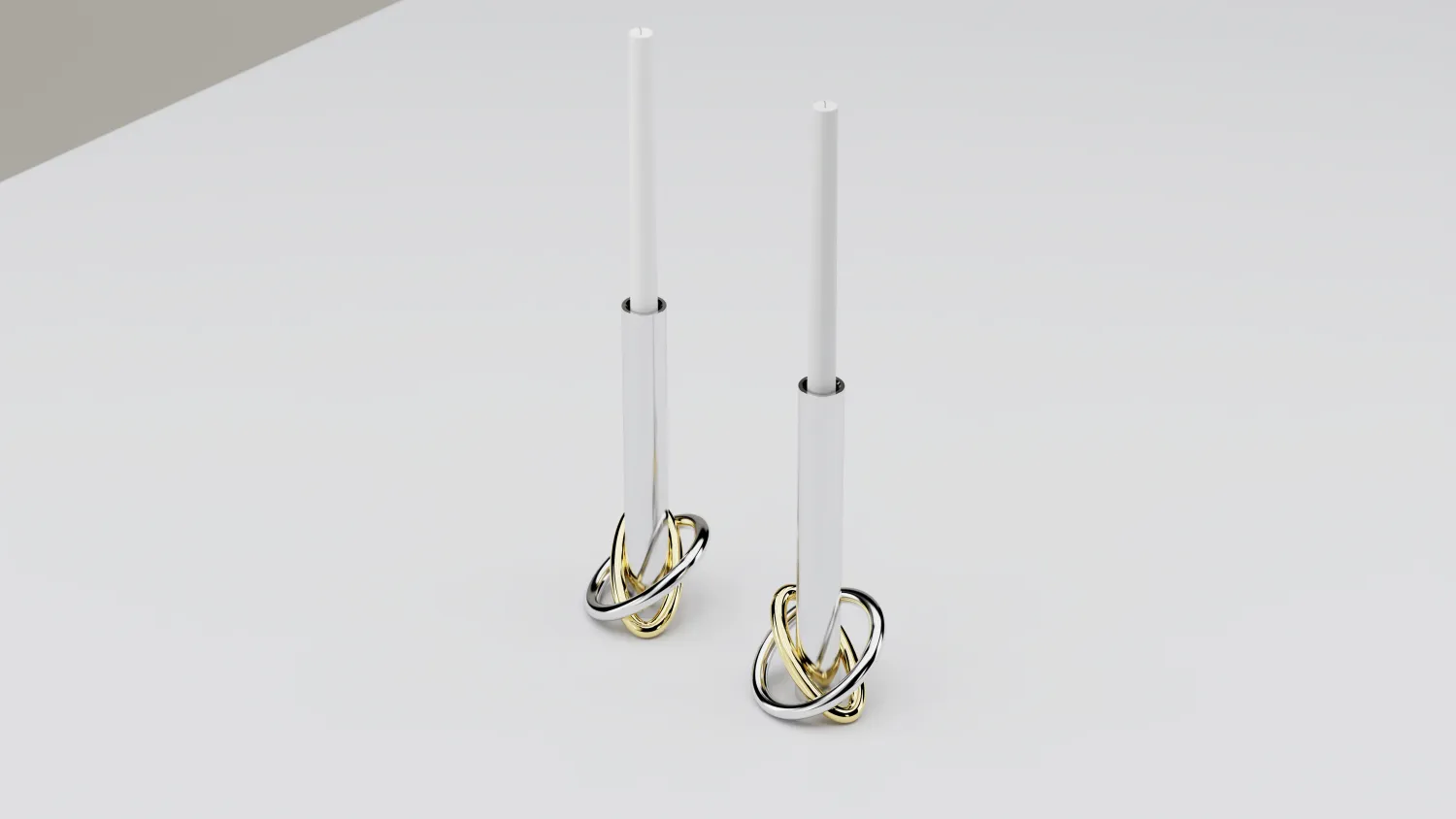 Anna New York Ring Candleholders Set of 2 RIN-CDS2-02D