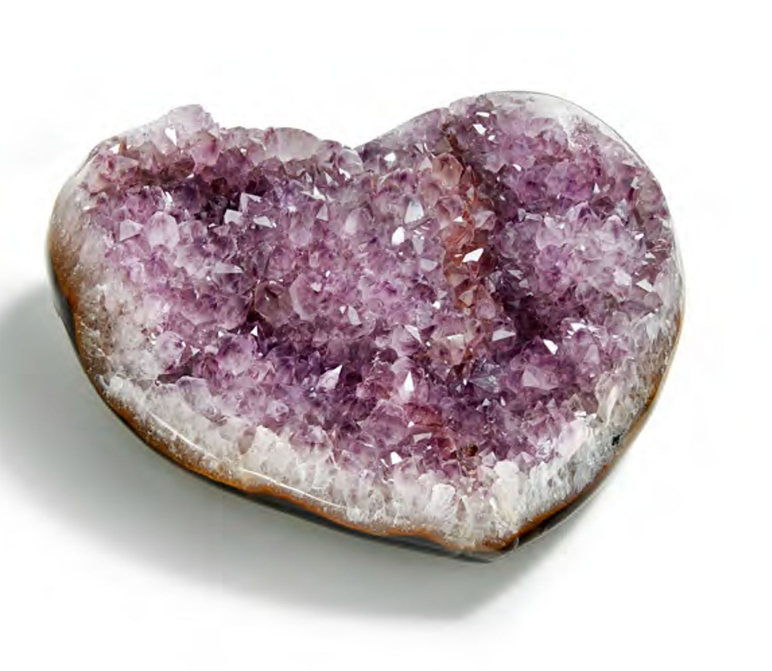 Anna New York Cuore Heart Medium Amethyst Druze CUO-HEMD-82X, 810345025817