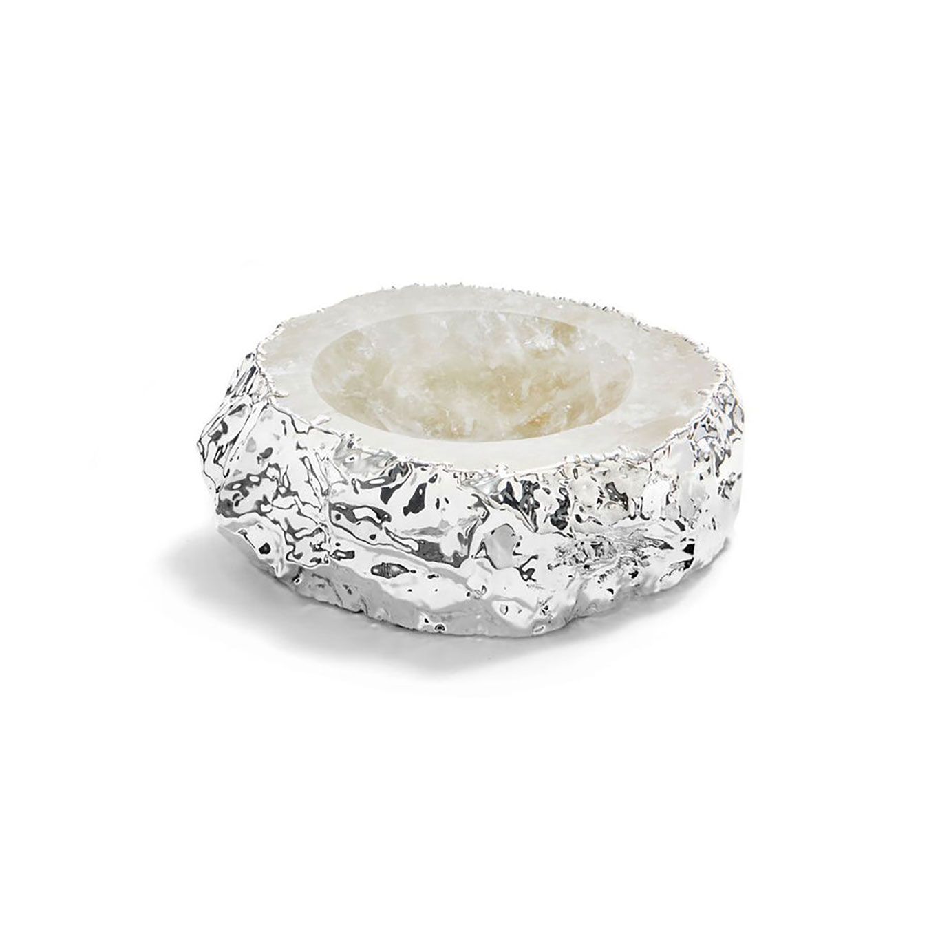 Anna New York Cascita Bowl Crystal and Silver CAS-BOSM-22S, 810345027989