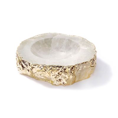 Anna New York Casca Bowl Crystal and Gold CC-008, 810345025725