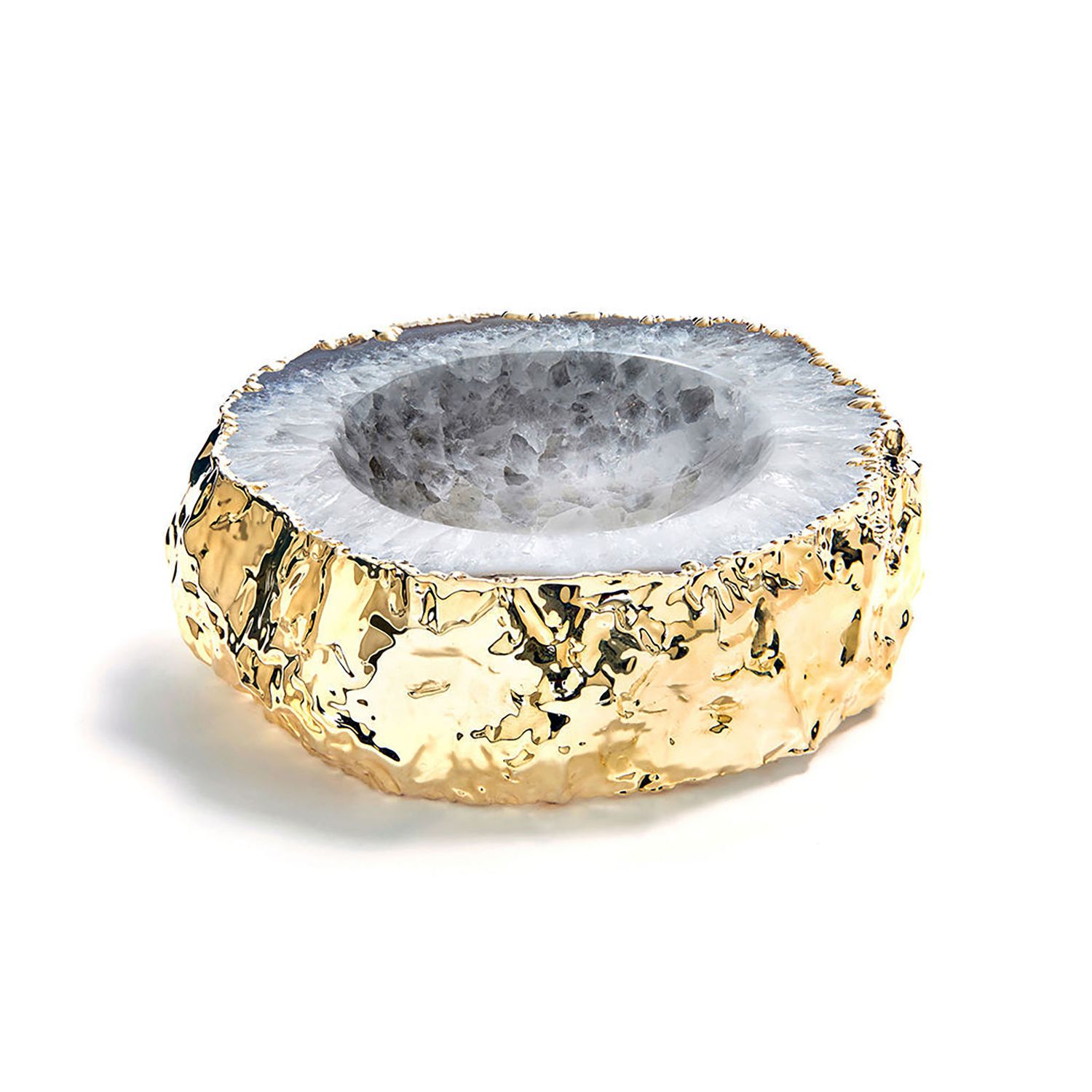 Anna New York Cascita Bowl Agate and Gold CAS-BOSM-21G, 810345028016
