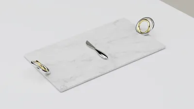 Anna New York Ring Cheeseboard Knife Set RIN-CBMD-02D